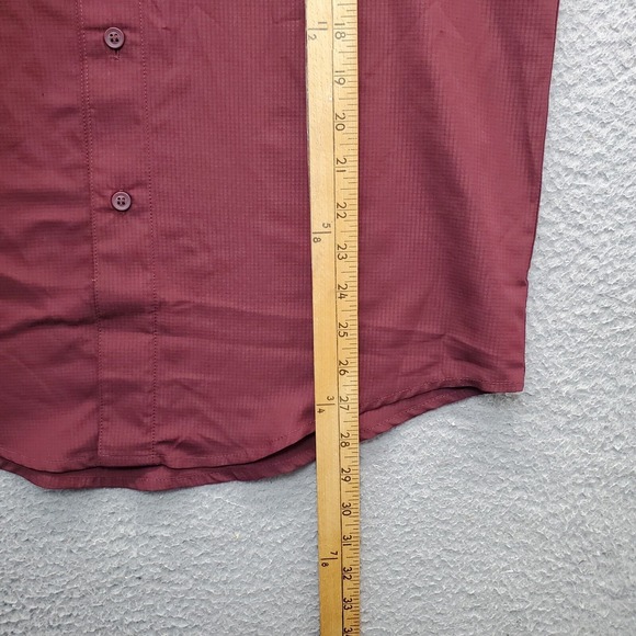 Proedge By Knights Apparel Fishing Shirt Mens S Dark Red Uni Of Texas ATM Aggies - Picture 7 of 8